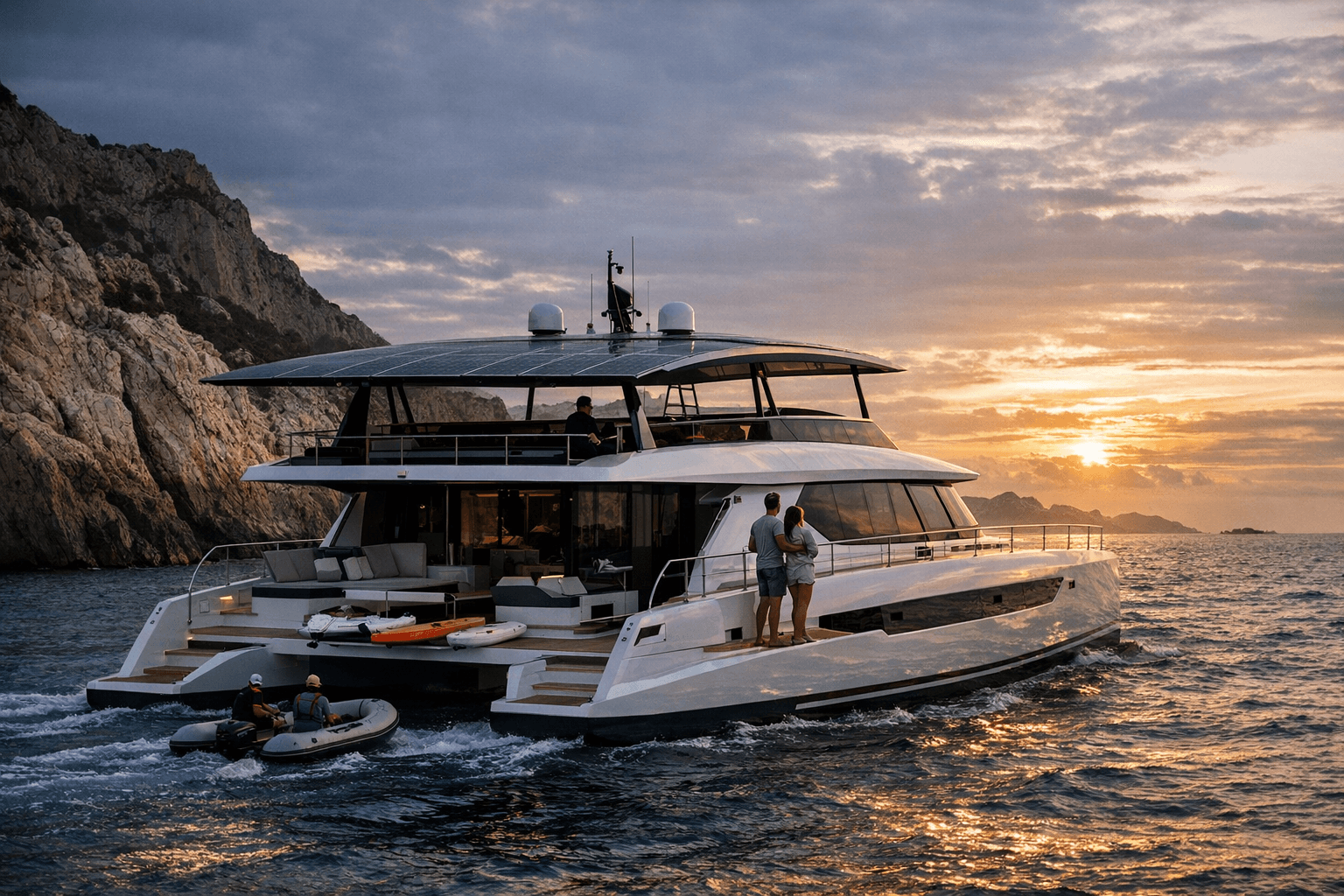 VISIONF Delivers Gloriamaris: Solar-Electric E-Cat 80 Built for Exploration