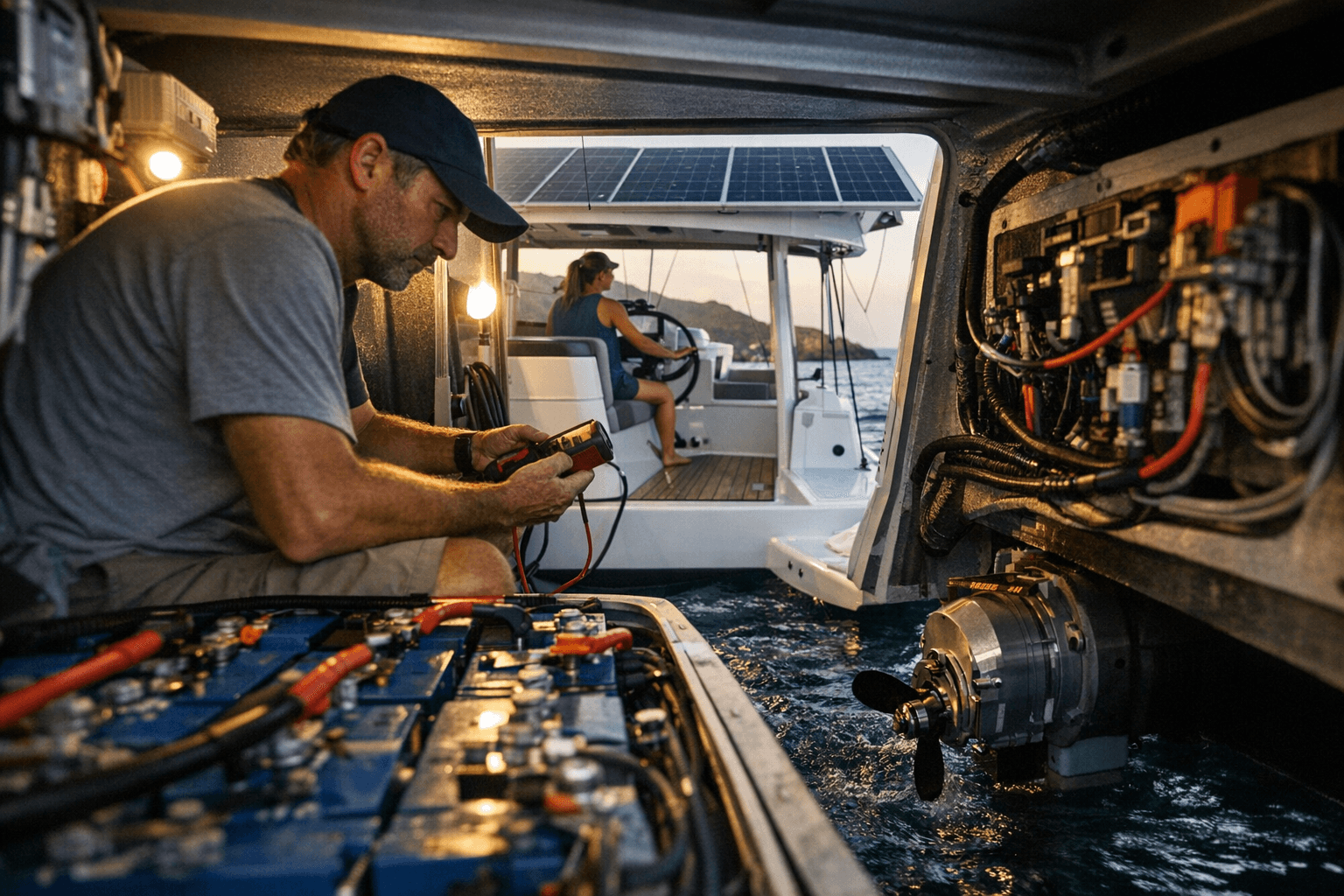 Sizing LiFePO4 Battery Systems for Catamarans: Hotel Loads, Propulsion, Charging