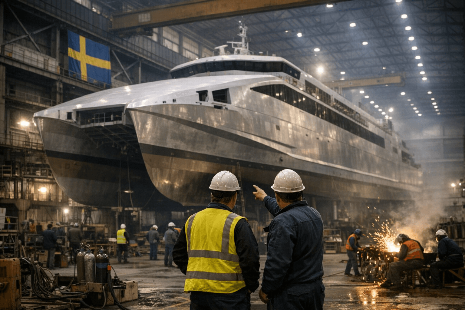 Austal wins A$275m contract to build hydrogen-ready 130m ROPAX catamaran