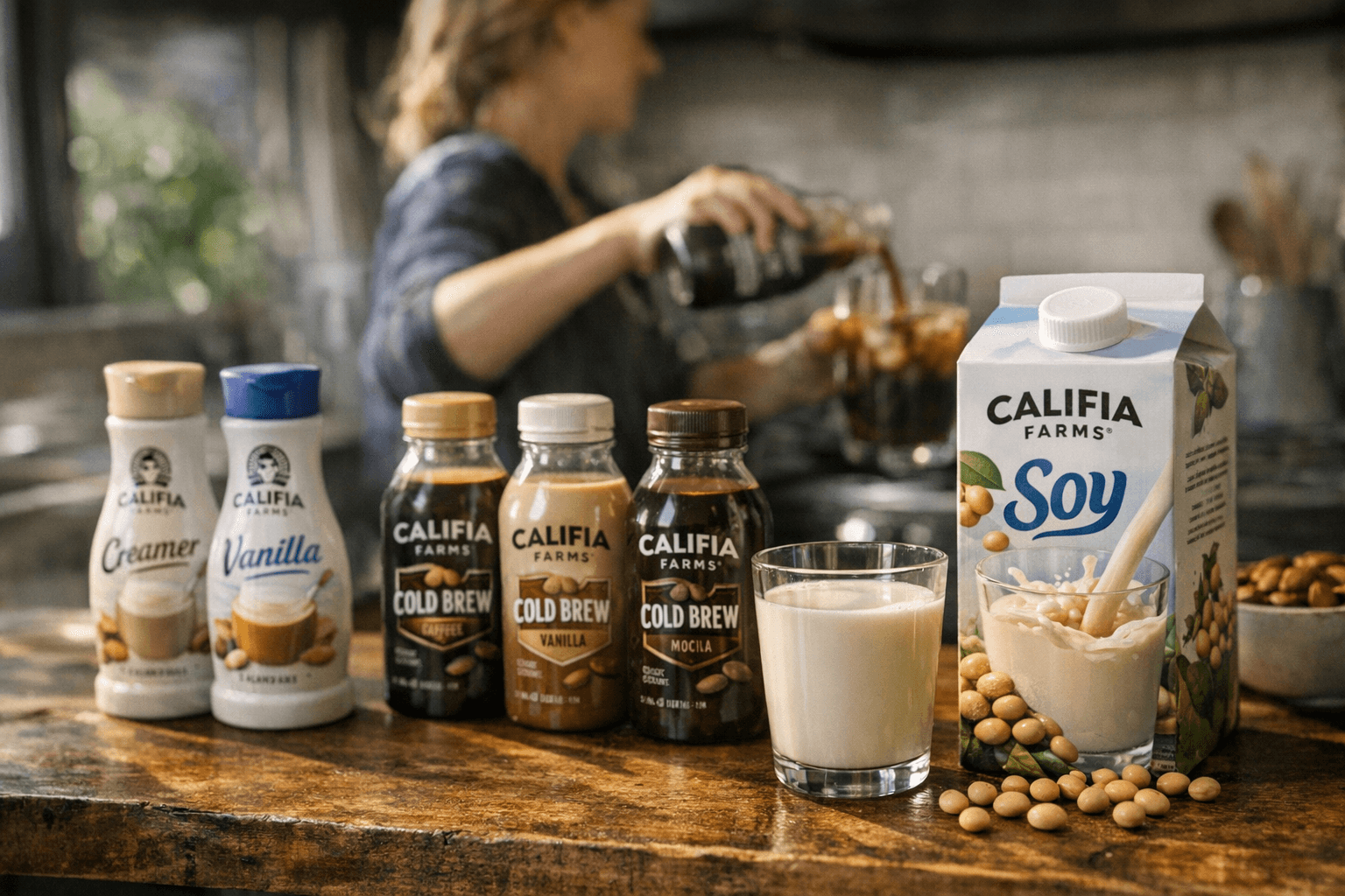 Califia Farms Expands Simple & Organic Range with Creamers, RTDs, 8g-protein Soymilk