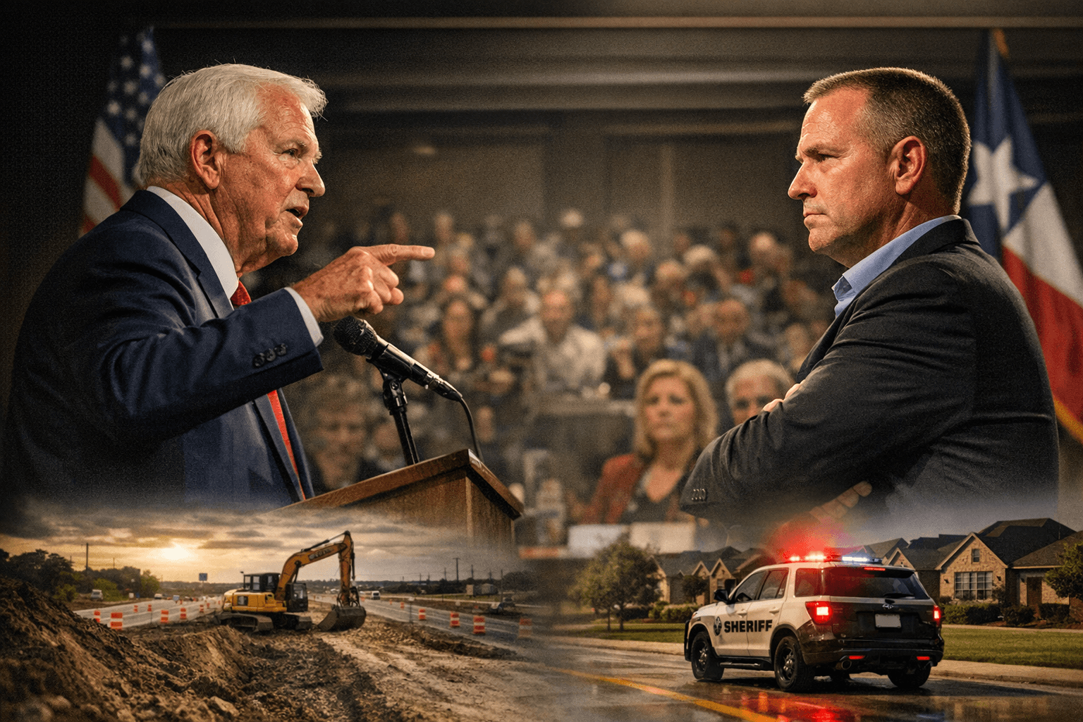 Grady, Hill Clash in Collin County Judge Republican Primary over Growth, Taxes