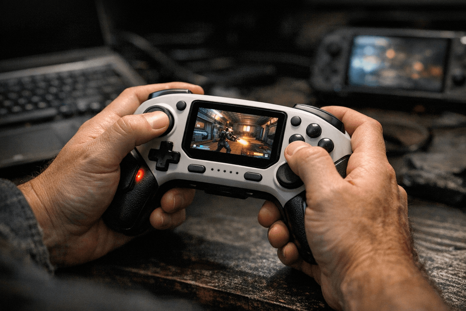 Anbernic teases RG G01 controller with display, pulse sensor, programmable buttons