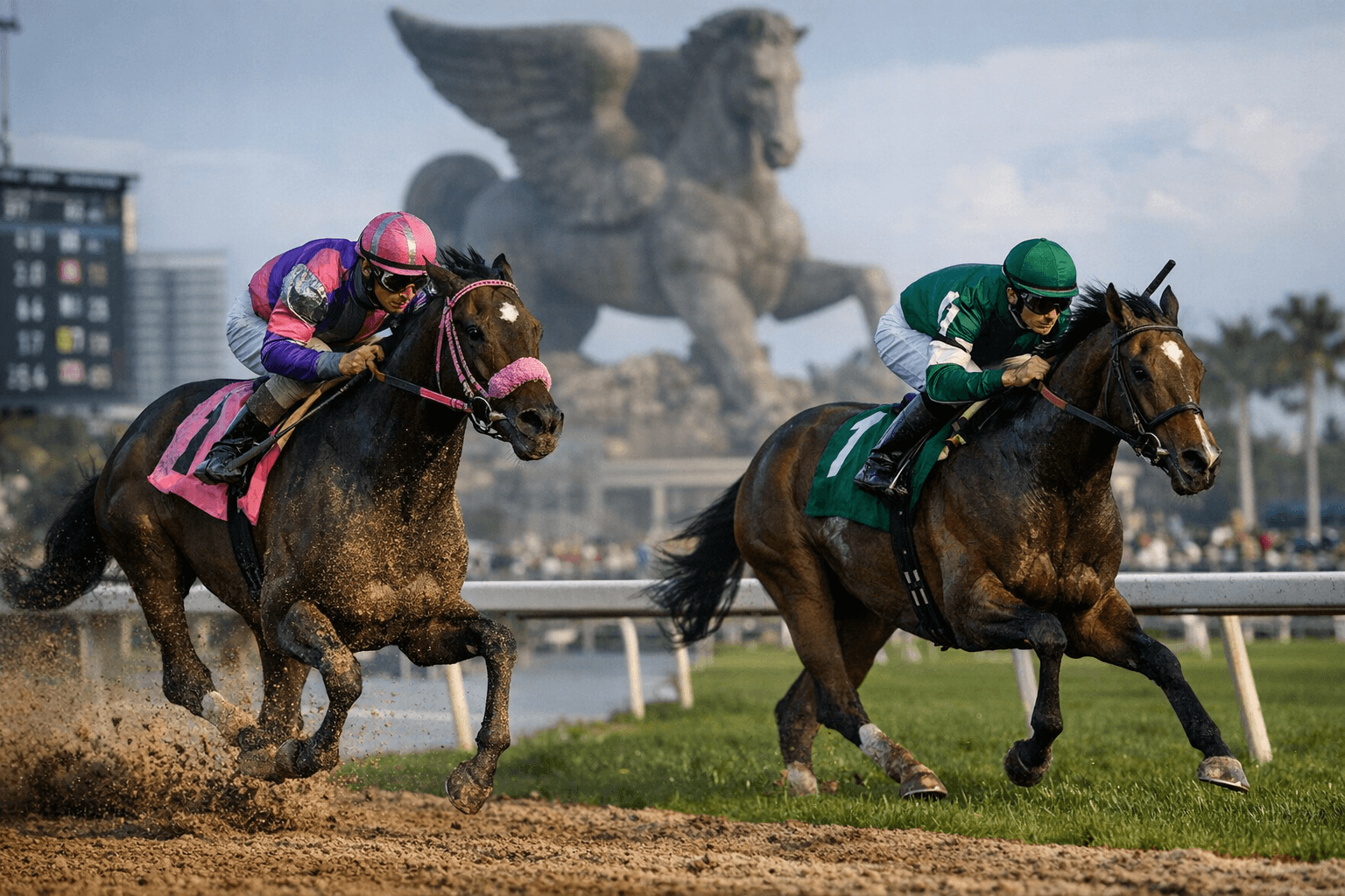 Pegasus World Cup Site Lists Disco Time 8-5, Program Trading 5-2 Favorites