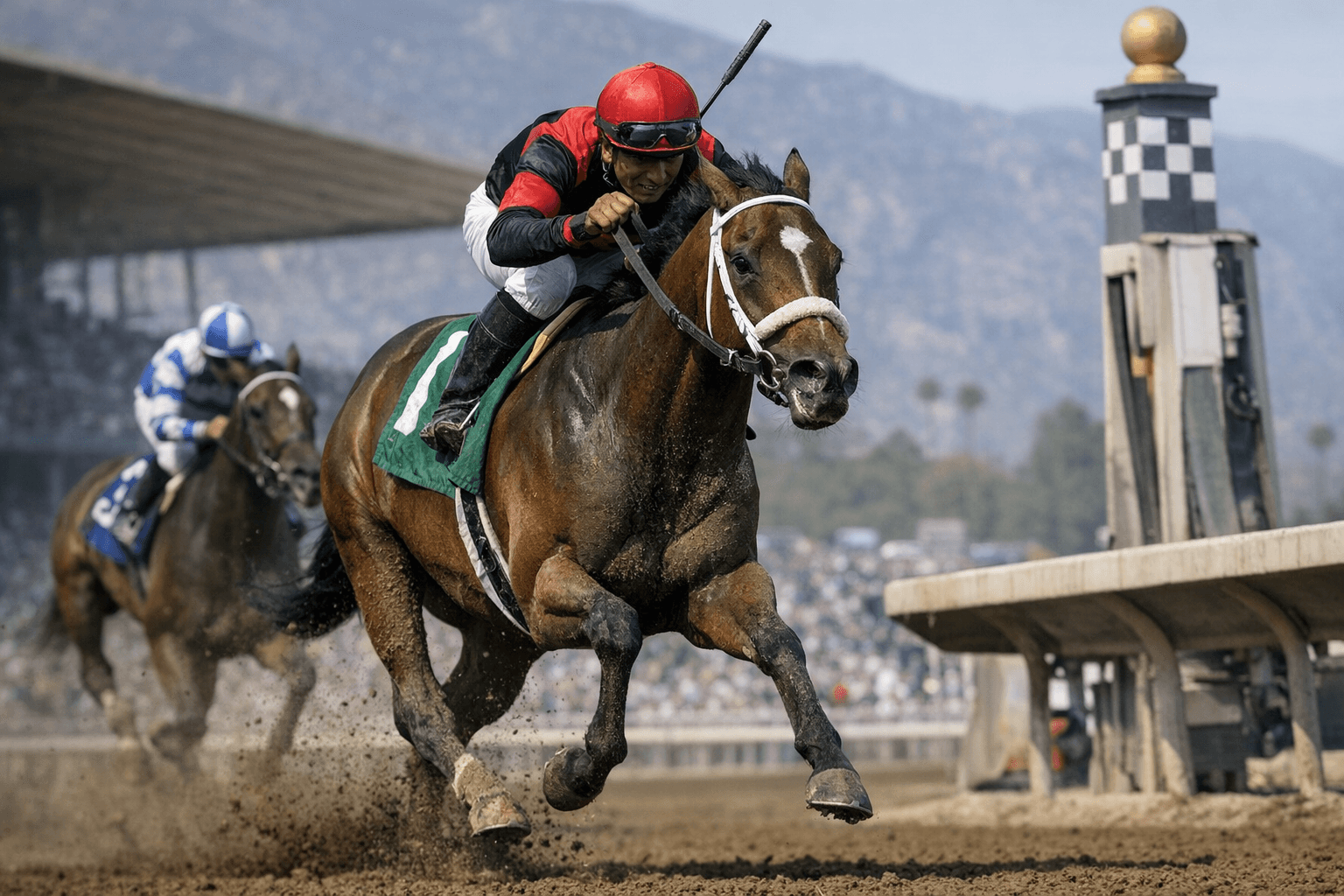 Om Time Gal, Orantes Up, Wins Santa Anita Maiden Claiming in 1:13.81