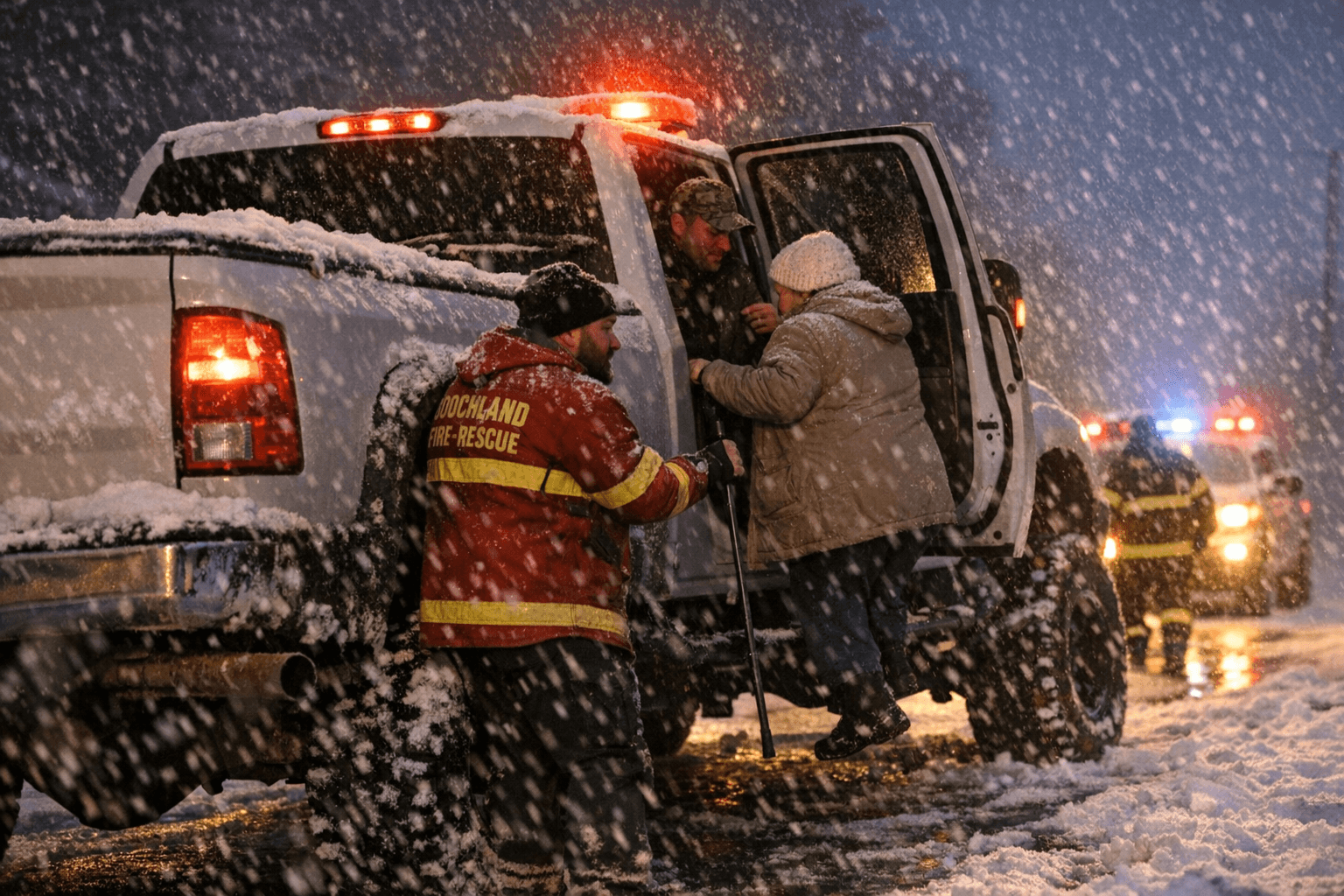 Goochland Fire-Rescue Seeks 4x4 Volunteers to Transport Residents During Storm