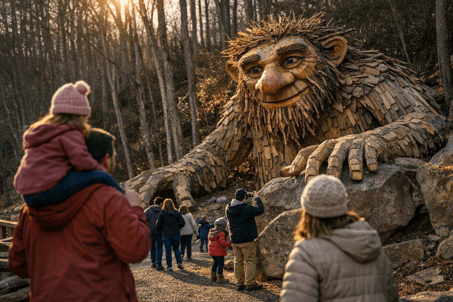 Trolls Exhibit at North Carolina Arboretum Spurs Tourism, Membership Boom