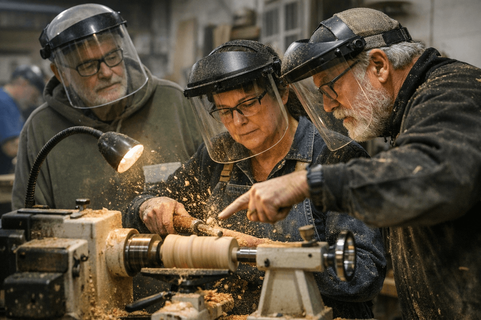 January Is Perfect to Start Woodturning: Small Classes, Lathe Time, Safety