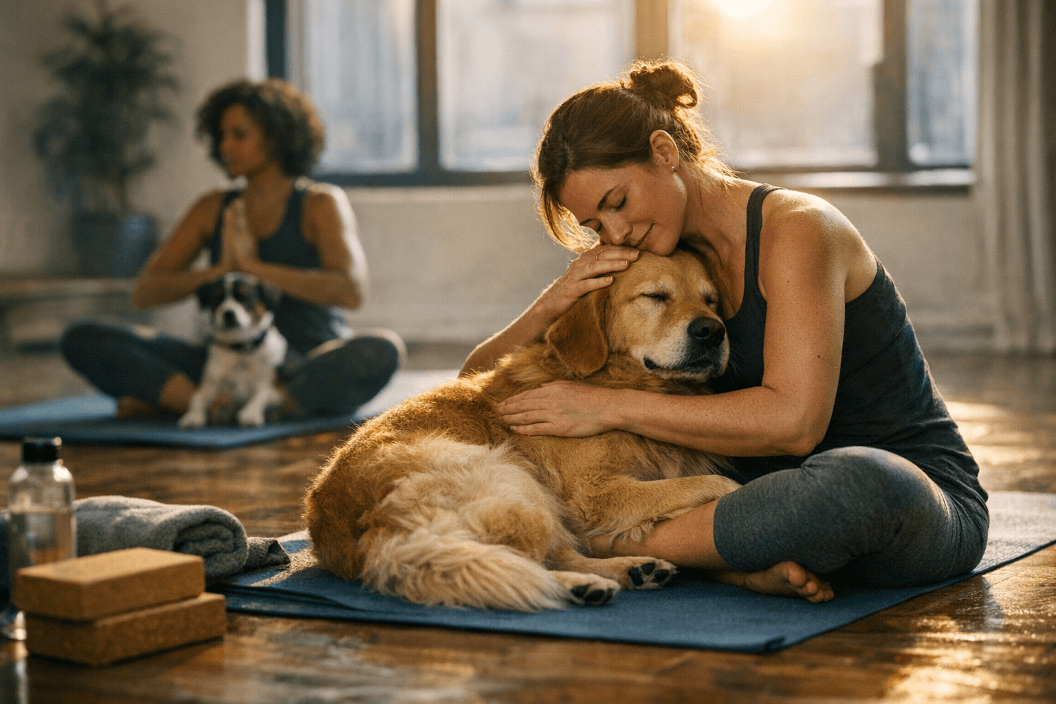 AKC Guide Recommends Doga for Gentle Bonding and Low-Impact Exercise