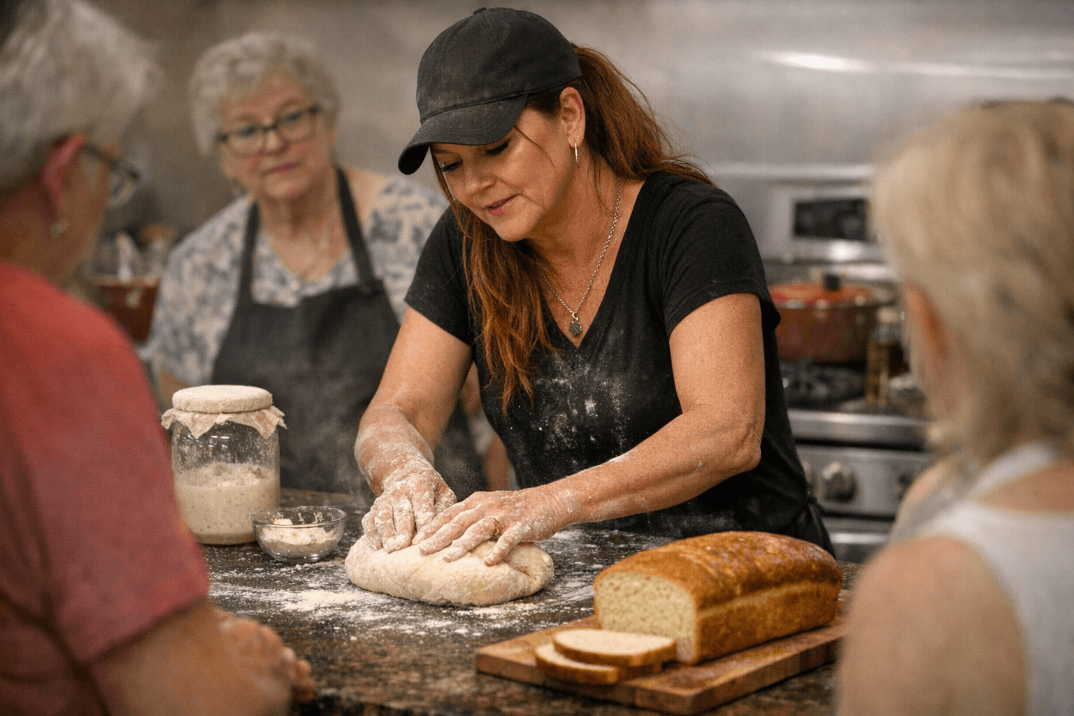 Iowa State Fair Kitchen Hosts Hands-On Sourdough Class With Gretchen Wilson