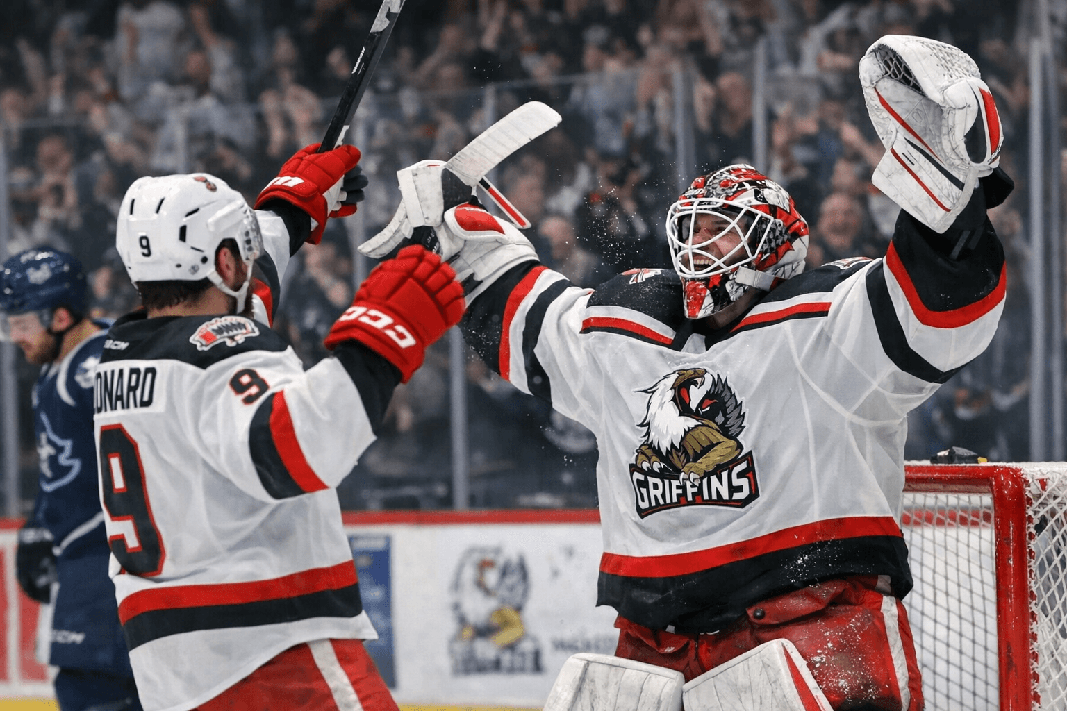 Leonard Hat Trick, Postava's Second Straight Shutout Propel Griffins' 3-0 Win