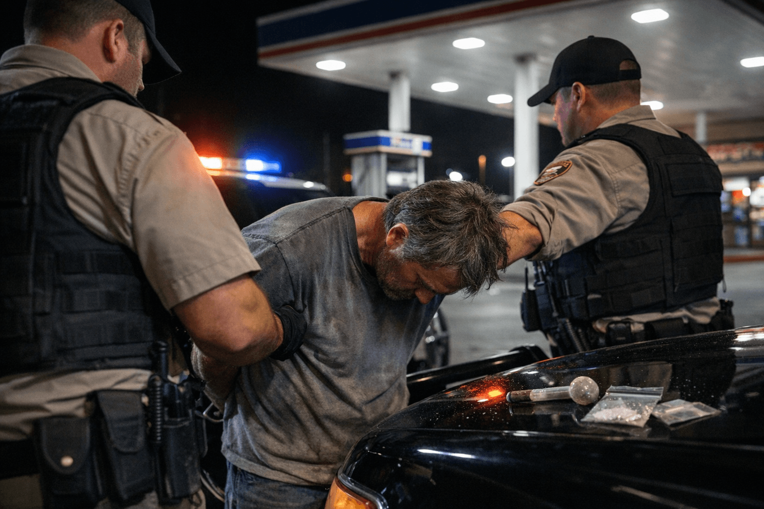 Nye County Man Arrested at Gas Station on DUI and Fentanyl Charges