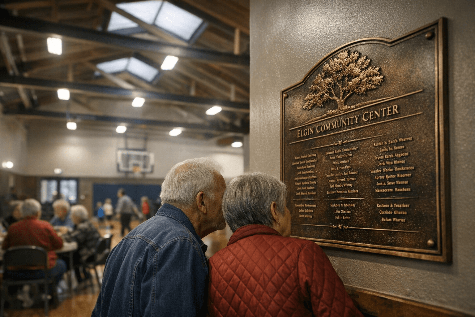 Elgin Community Center Restored After 2025 Roof Repairs, Donor Plaque Installed