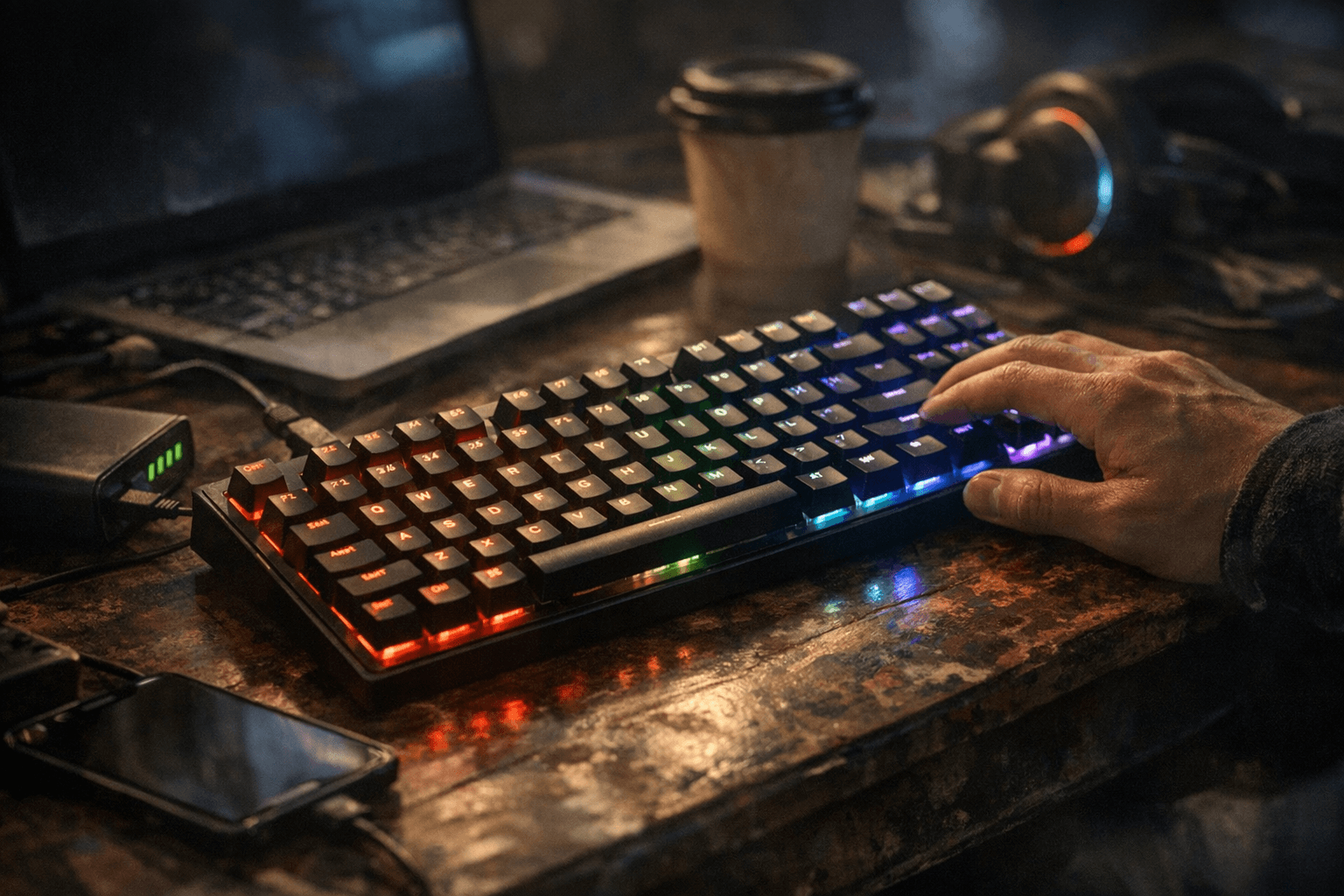 Epomaker TH87 TKL Offers 10,000mAh Battery, 45-Hour RGB Life for $76