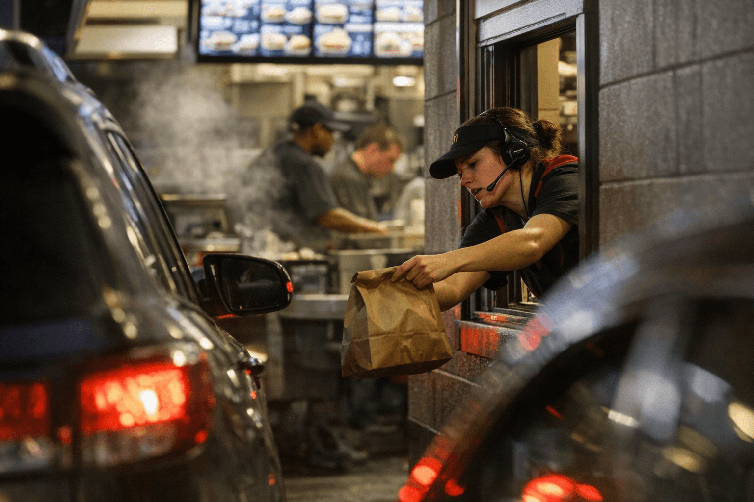 McDonald’s Price Hikes and Complex Menu Slow Drive-Thrus, Strain Staff