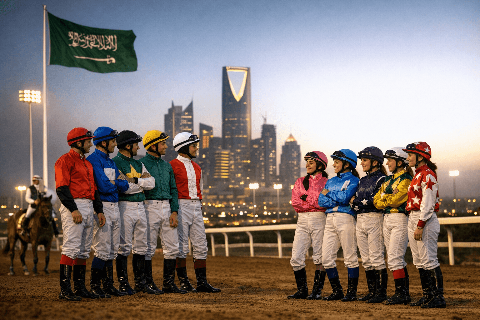 International Jockeys' Challenge Reveals 14-Rider Riyadh Roster, 7-7 Split