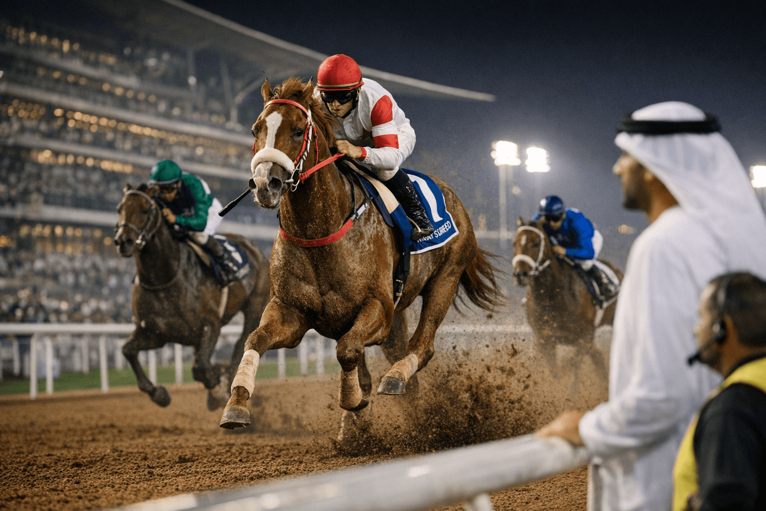 Front-Running Six Speed Dominates G3 UAE 2000 Guineas, Earns Derby Points