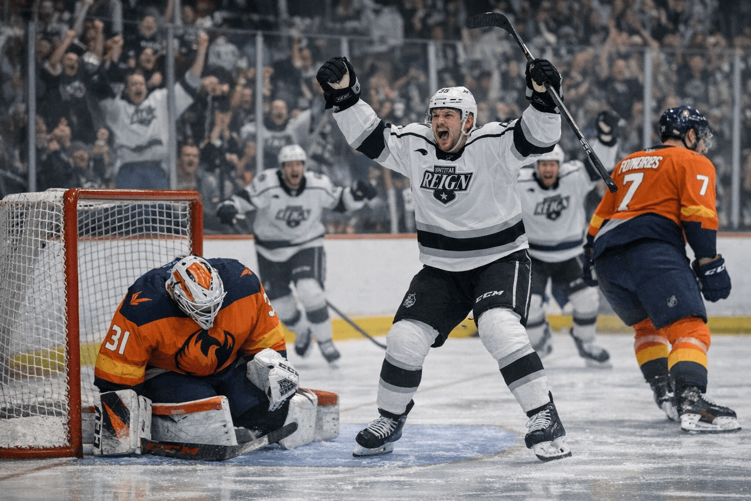 Alexandrov's 34-Second OT Goal Lifts Reign Over Firebirds