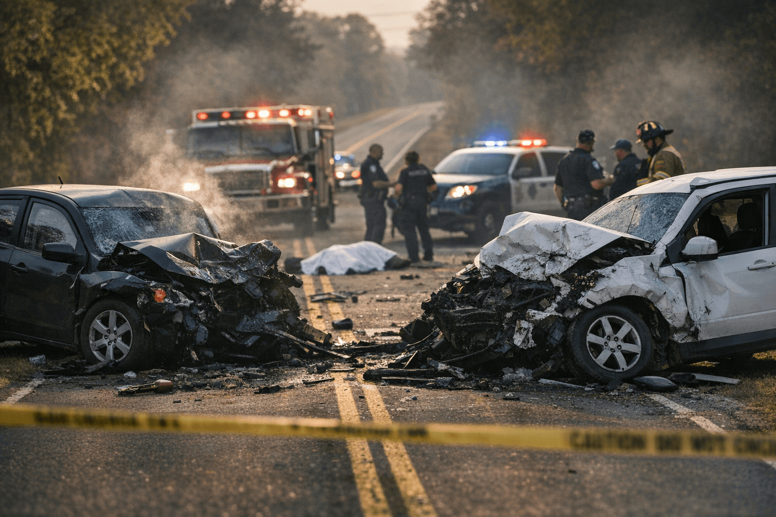 Speed Cited After Head-On Fatal Crash Closes W. Vandalia Road