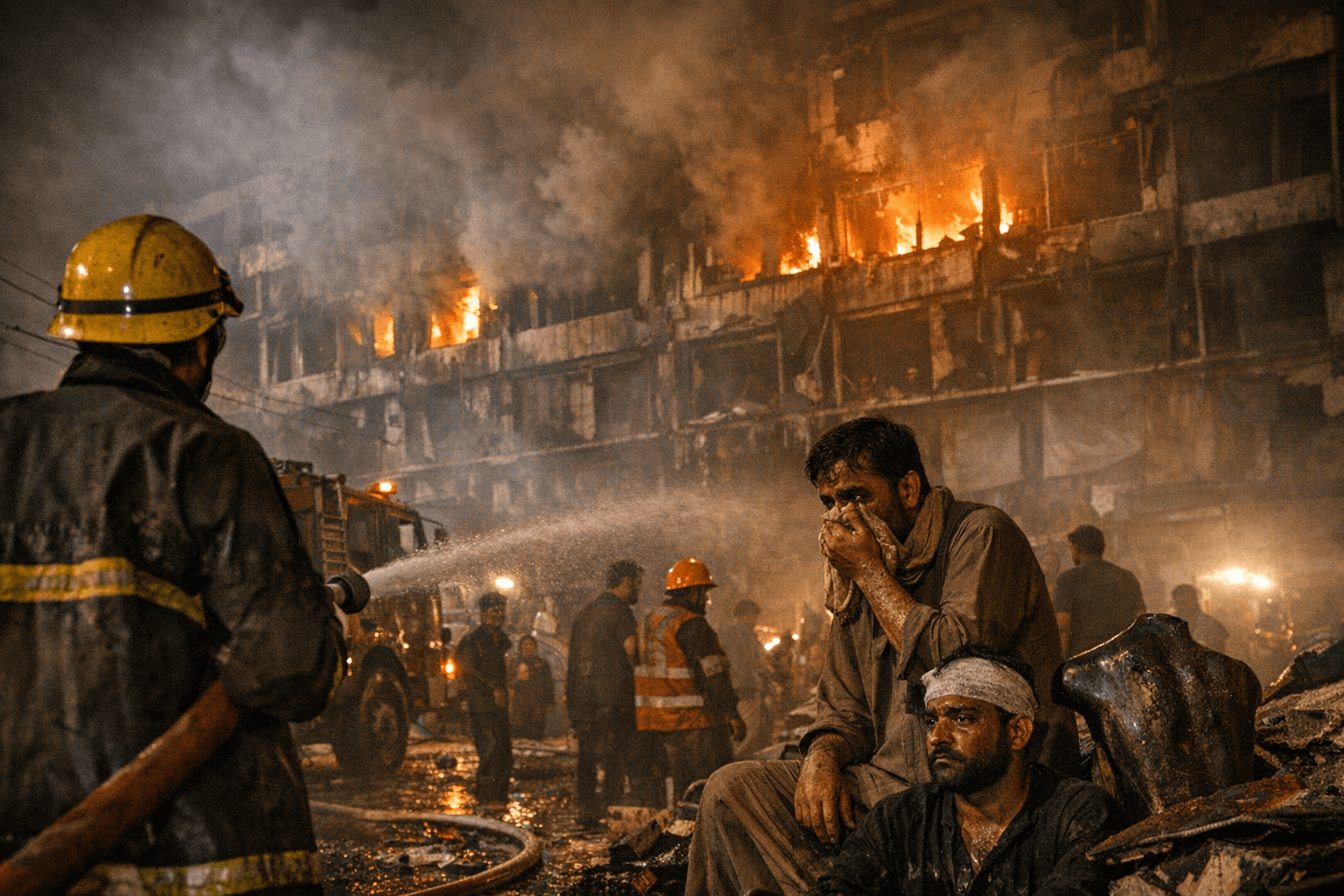 Karachi mall inferno exposes years of ignored warnings and locked exits