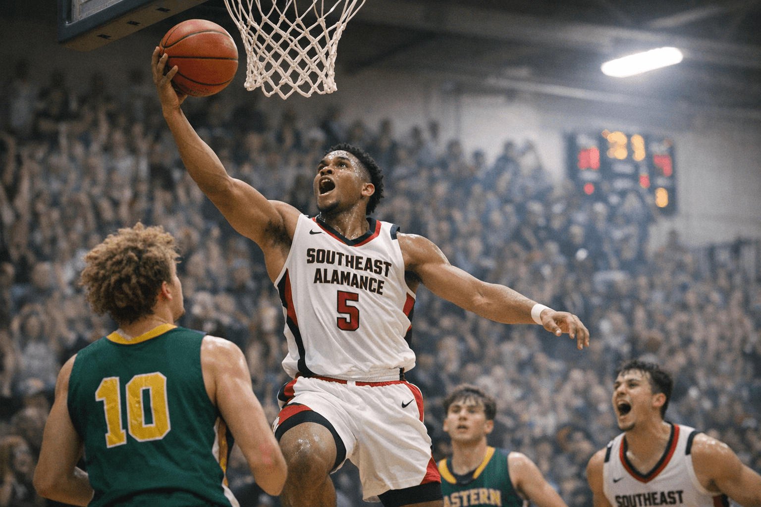 Southeast Alamance Rolls to 101-63 Win, Remains 8-0 in Conference