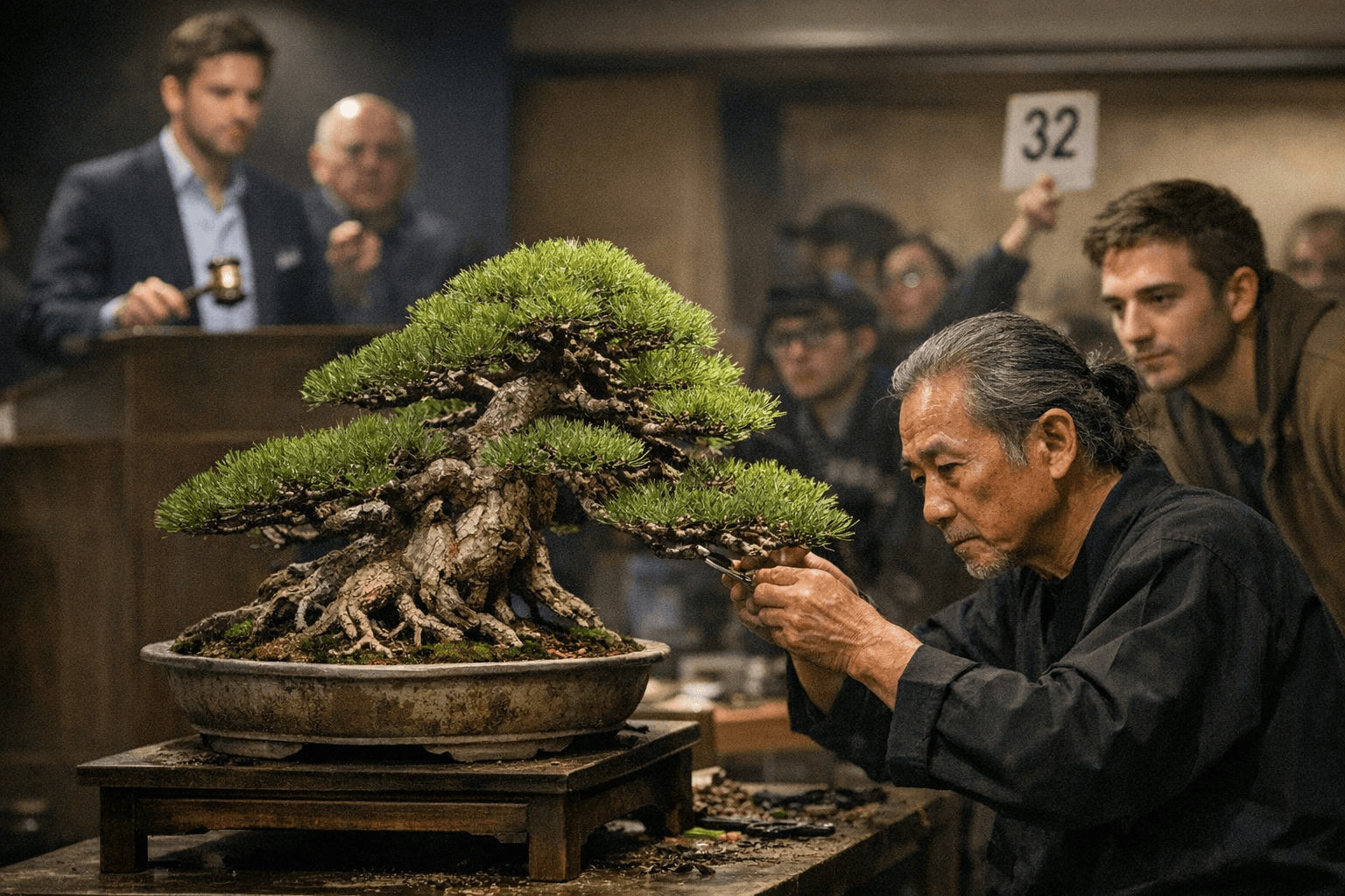 Stream The World of Bonsai Now: Auctions, Young Collectors, Master Craftsmanship