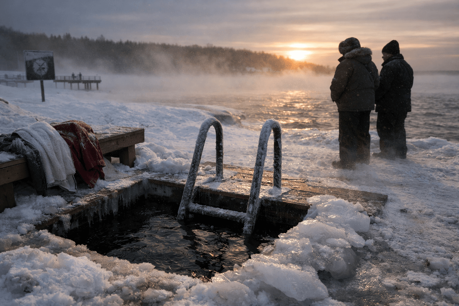 Minnesota Arctic Blast Forces Ice Bathers to Pause Outdoor Dips, Officials Warn