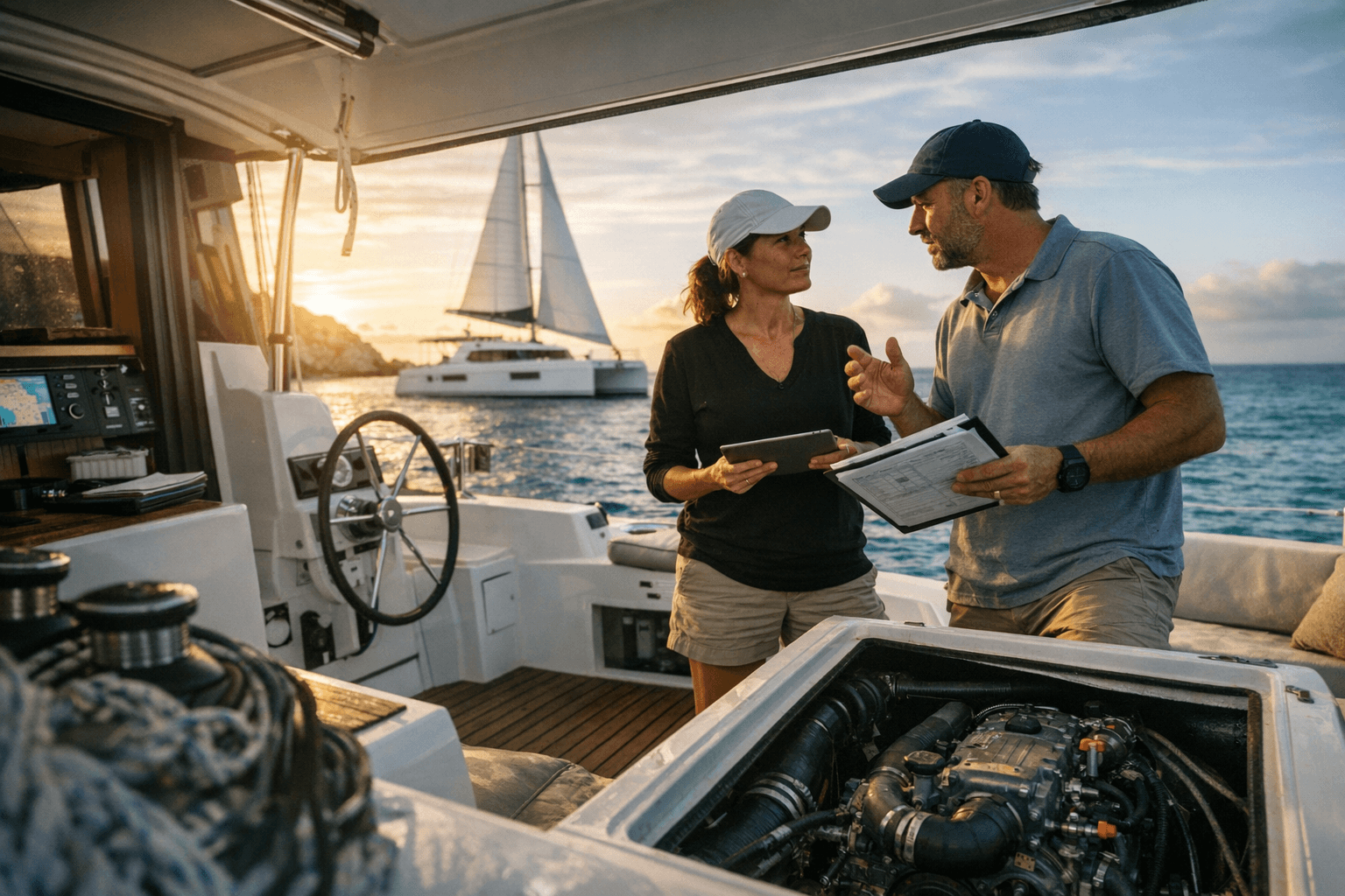 Catamaran Buyer Checklist: Use, Layout, Materials, Systems, Propulsion, Surveys