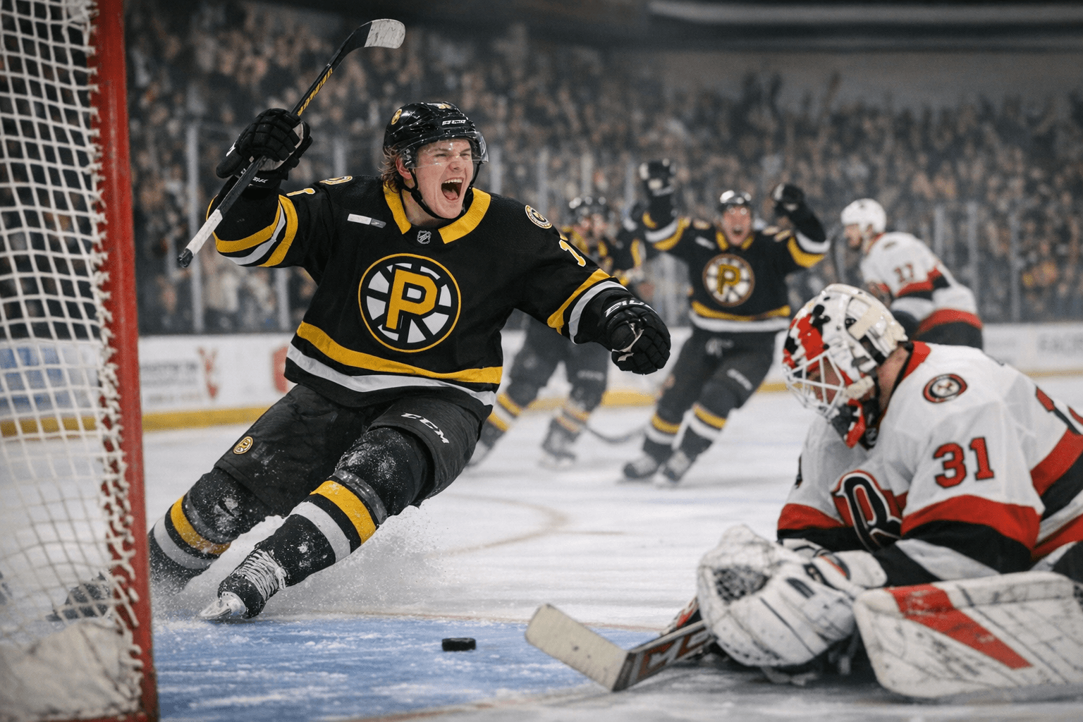 Lysell Scores 50-Second OT Winner as Providence Tops Belleville 2-1