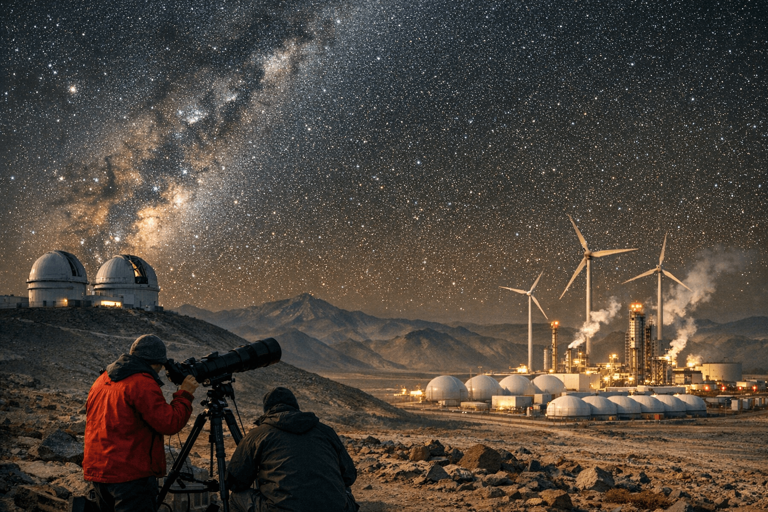 Chile cancels Antofagasta green hydrogen project after astronomers' warning