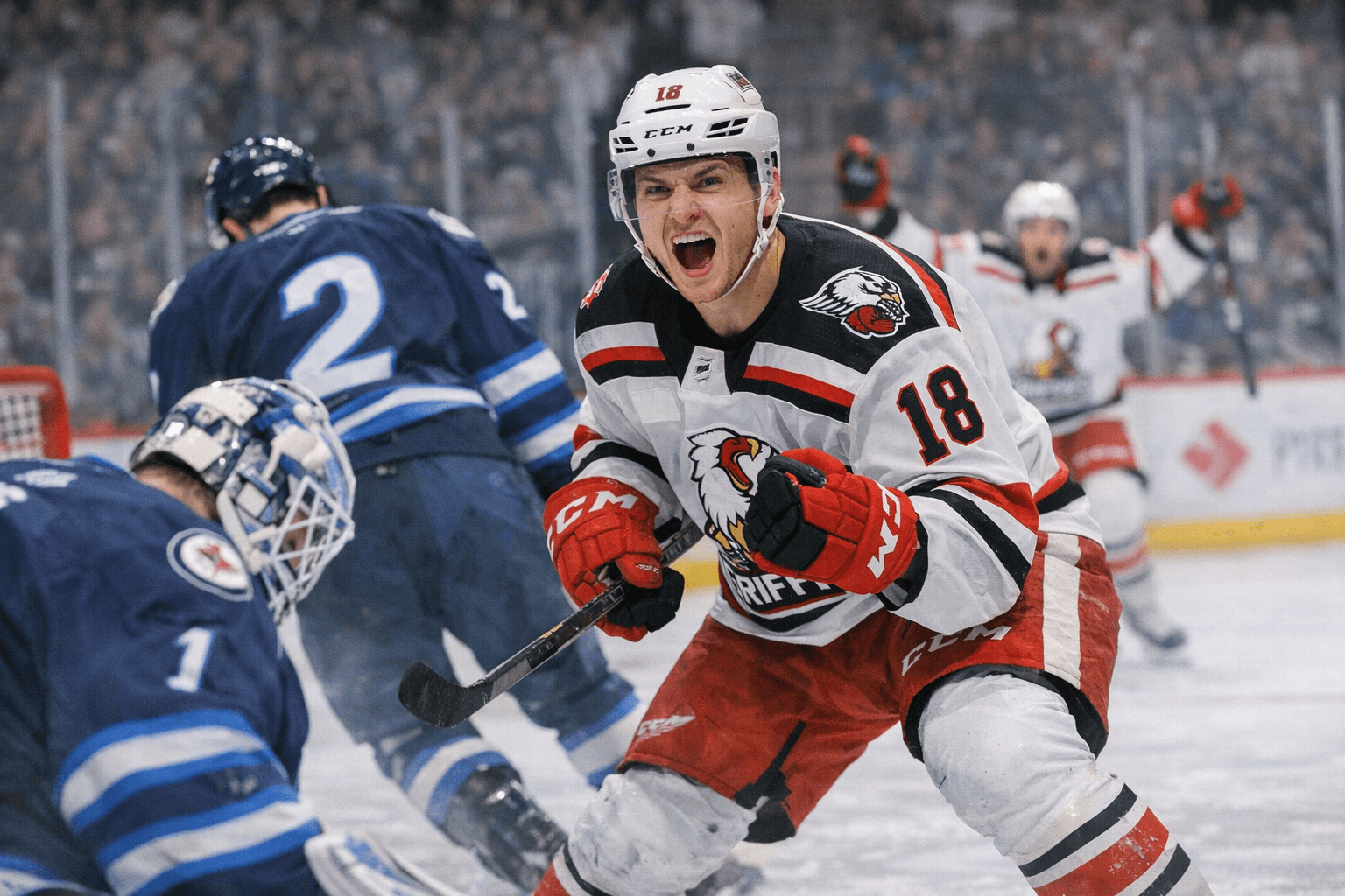 Seger's Shorthanded Goal Gives Griffins 2-1 Win, Extends AHL Road Record