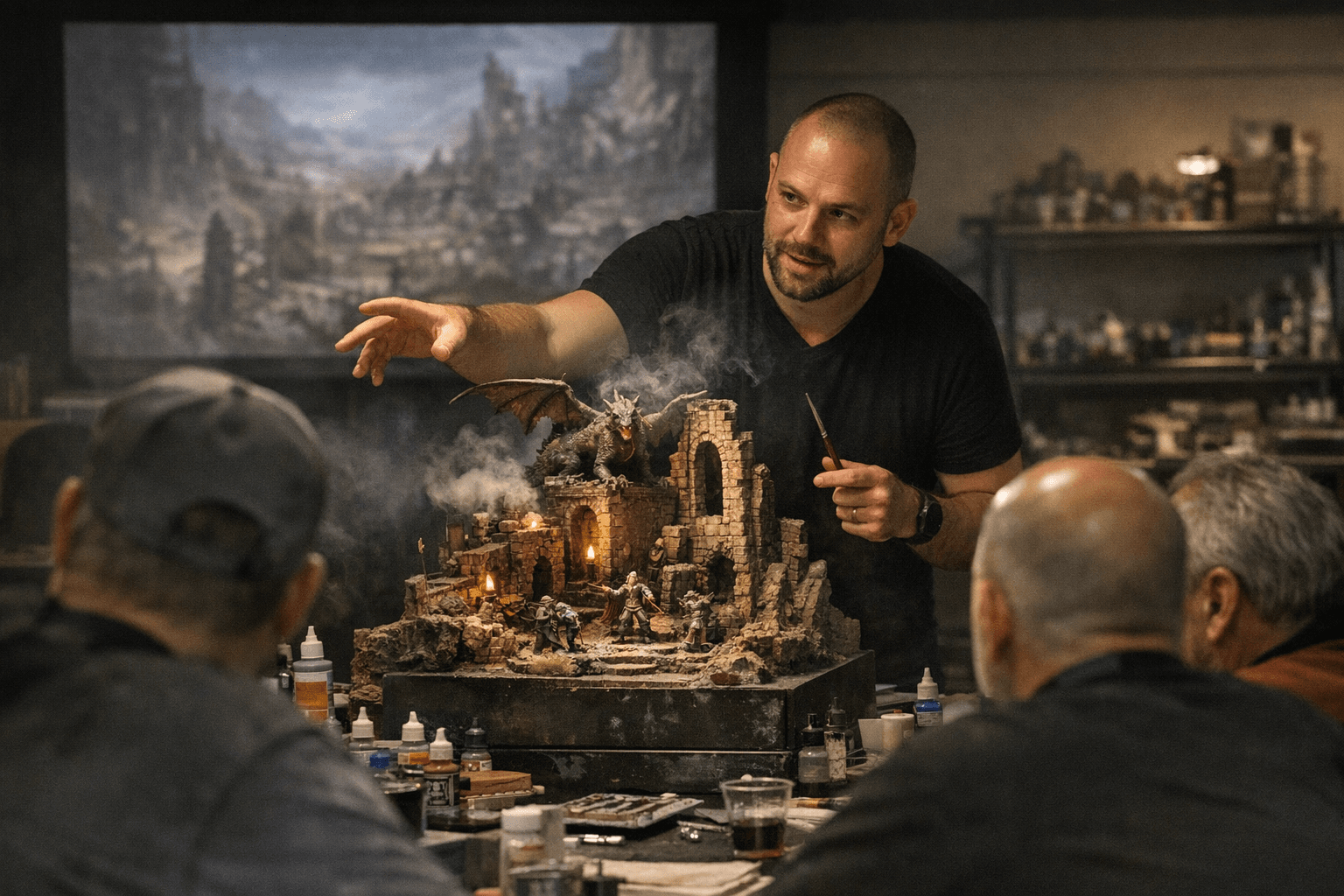 Masterclass Dungeons & Brushes: Pavel Michal blends painting technique with storytelling