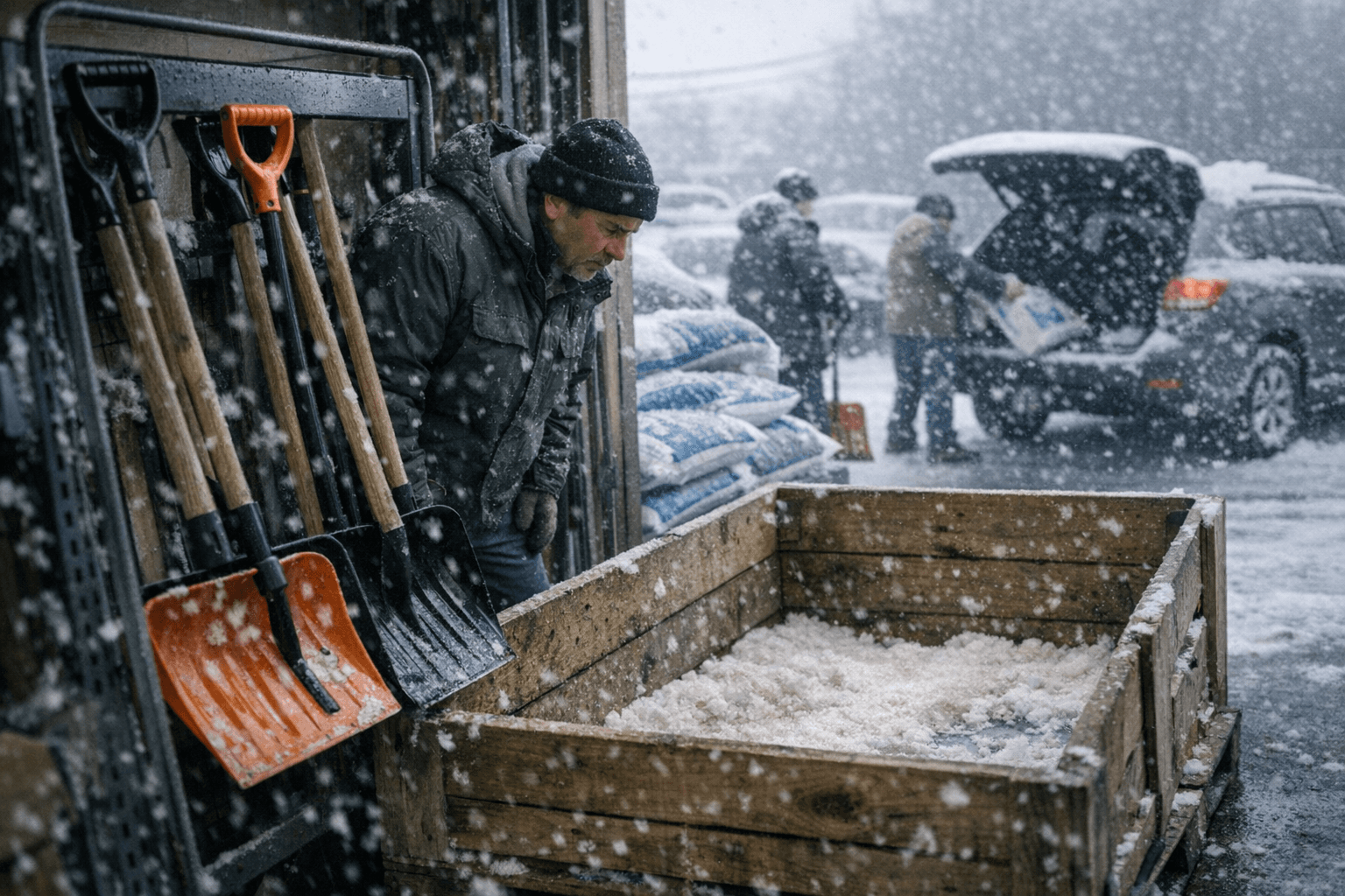 Consecutive Snow and Extreme Cold Spur Salt, Shovel Shortages in Cumberland County