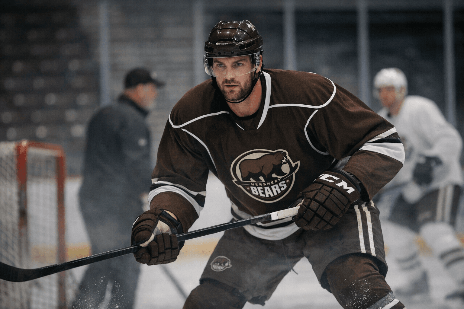 Hershey signs 6-foot-4 defenseman Phip Waugh to PTO for depth