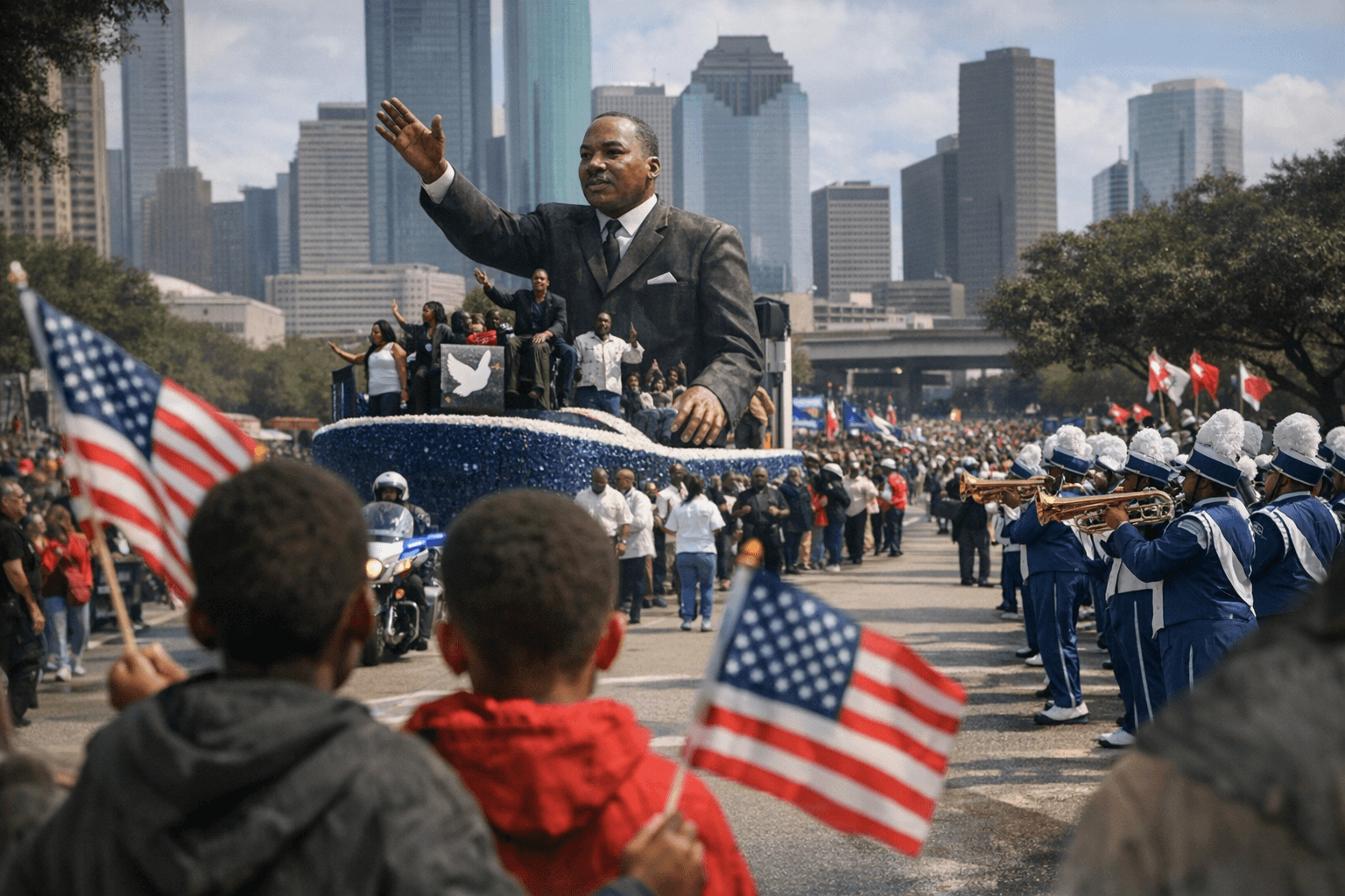 Merged Parades Unite Thousands at Houston’s First MLK Unity Parade