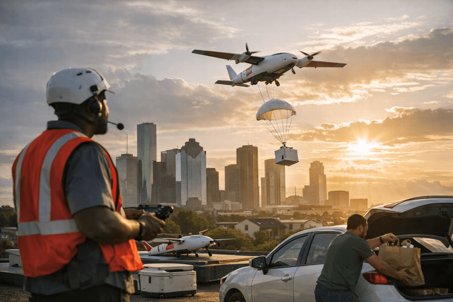 Zipline to Launch Commercial Drone Delivery Service in Houston Spring 2026