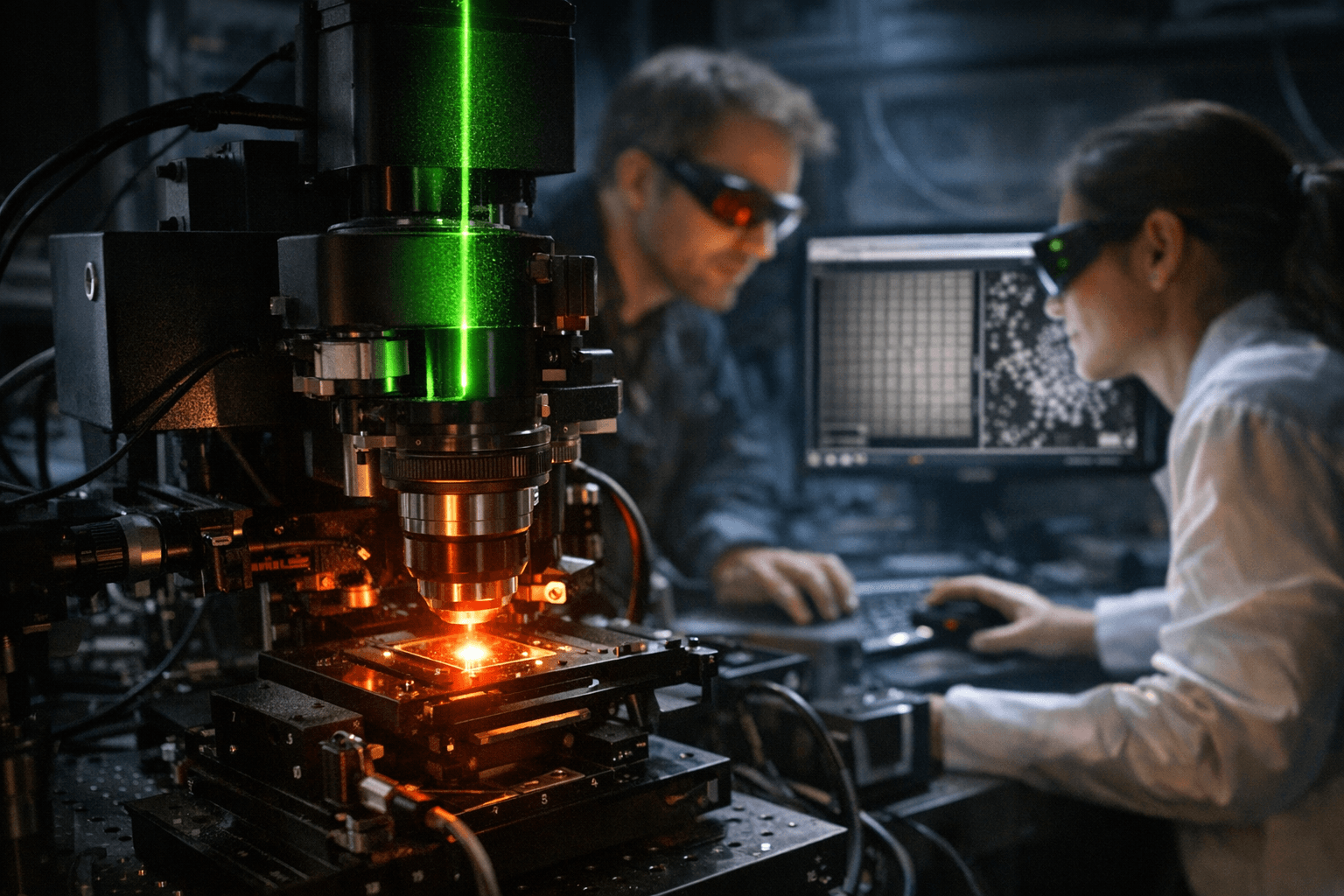 Hybrid TVAM and 2PP System Bridges Centimeter-Scale Throughput with Sub‑Micron Resolution