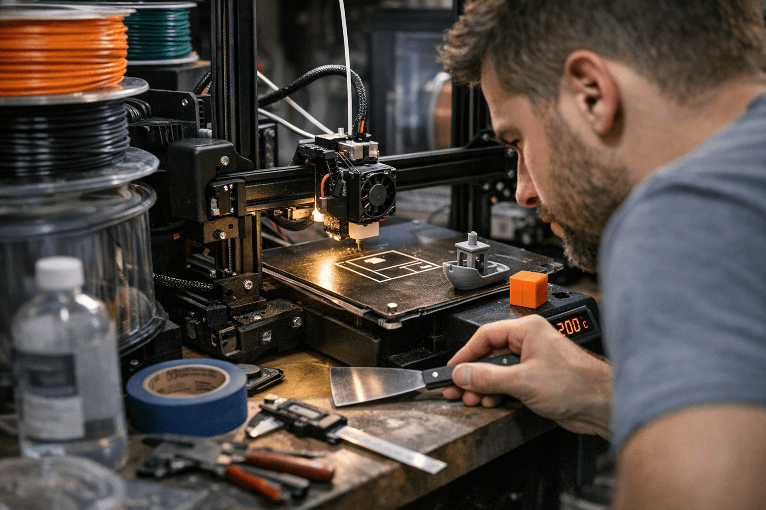 Hobbyist’s Practical FDM Guide: Bed Prep, Temperatures, Retraction, Cooling, Storage