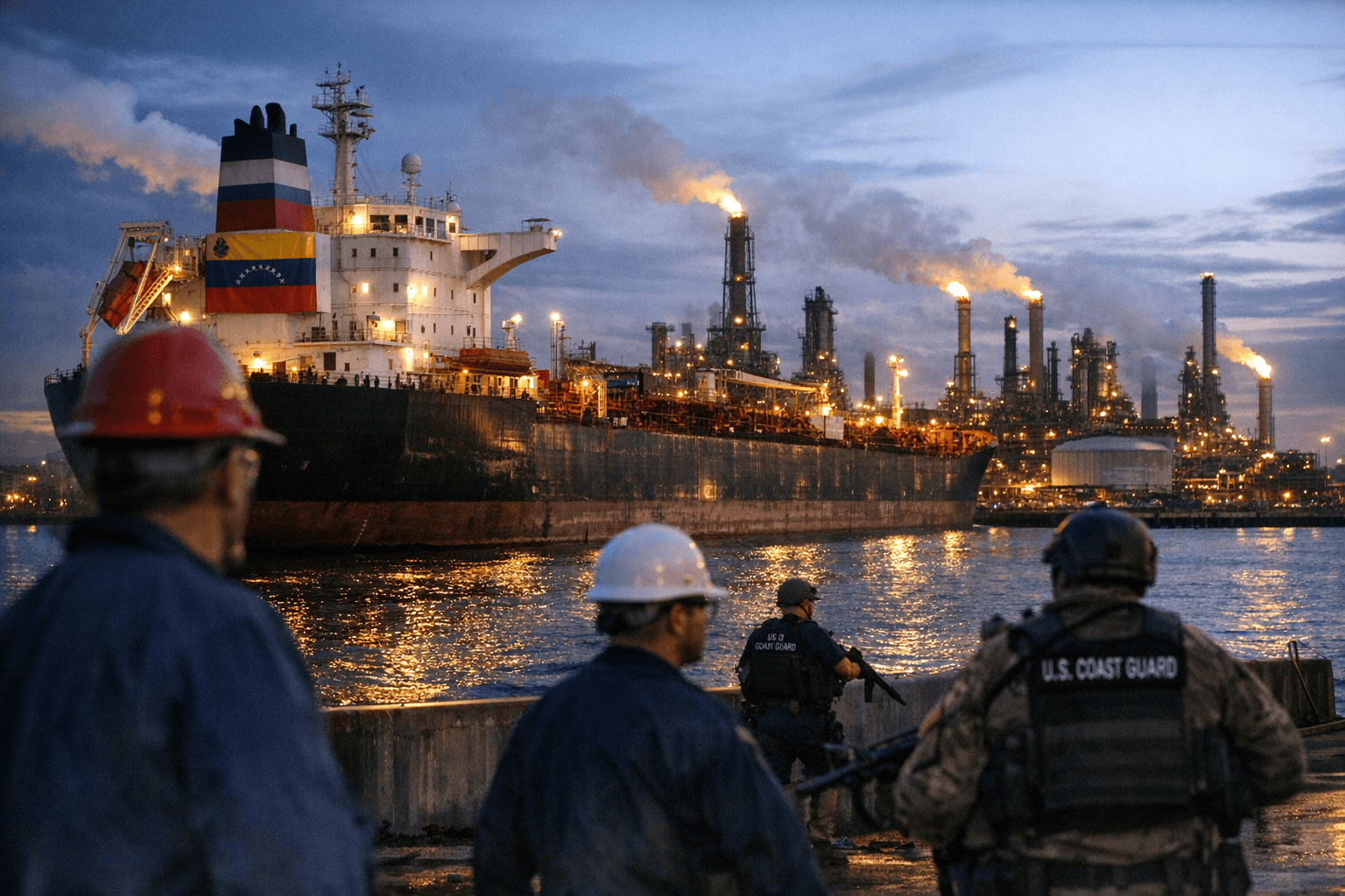 Trump says U.S. is processing oil from seized Venezuela‑linked tankers in Houston refineries