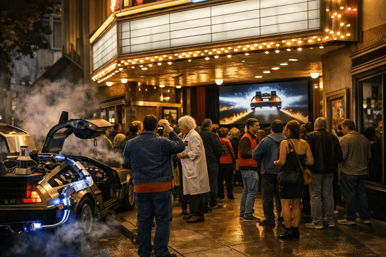 Historic Crest Theatre Hosts 40th Anniversary Back to the Future Screening