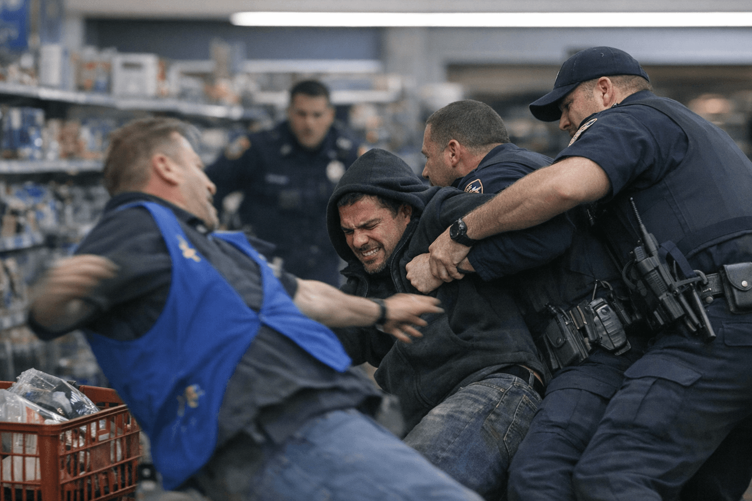 East Meadow Walmart Shoplifting Escalates as Suspect Shoves Employee, Resists Arrest