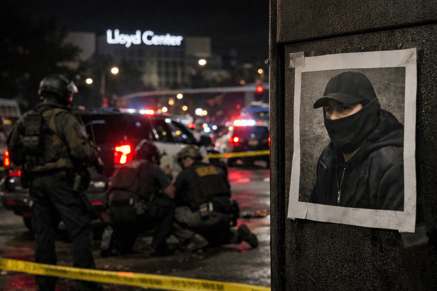 Authorities Release Suspect Image, Search After Officers Shot Near Lloyd Center