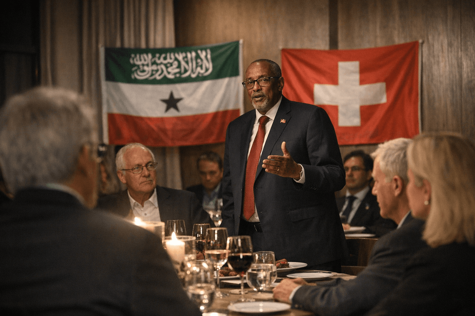 Somaliland president presses recognition and investment at Davos dinner