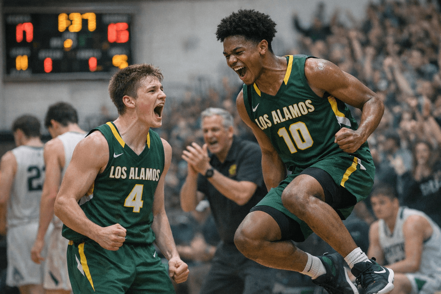 Toppers Top Pintos 64-49; Brousseau's 16, Frazier's 13 Spark Victory