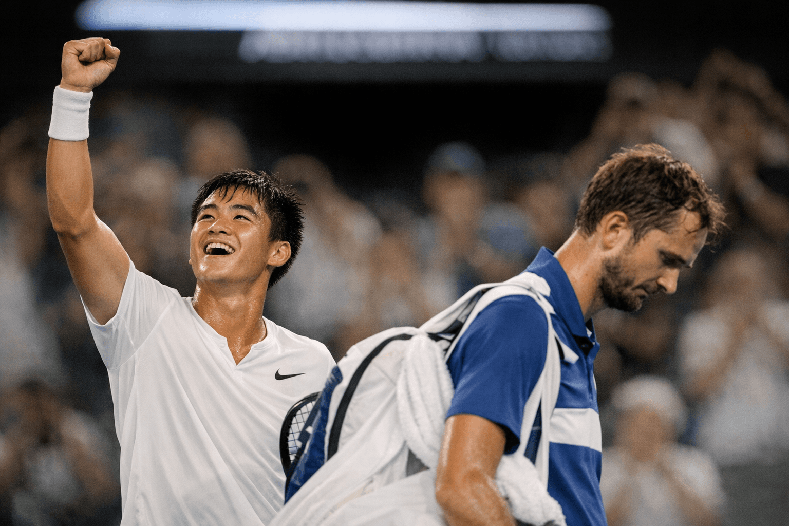 Learner Tien stuns Medvedev to reach Australian Open quarterfinals