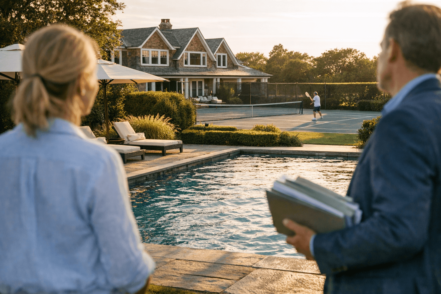 Southampton-Area Property Transfers Highlight Homes With Pools and Tennis Courts