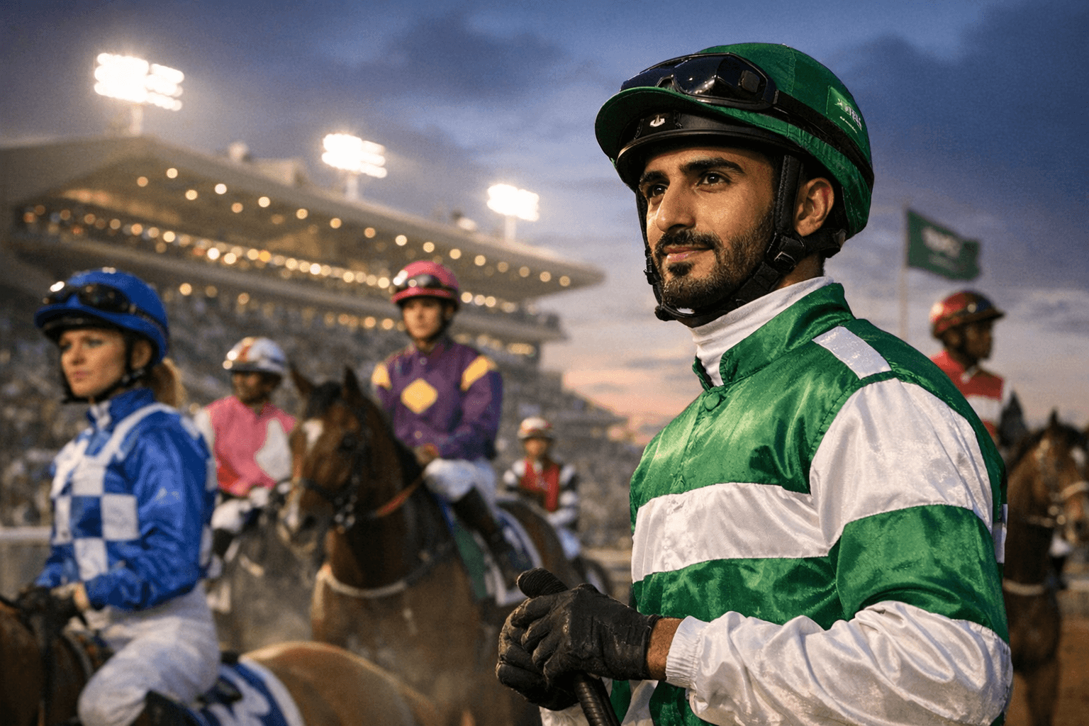 Saudi Cup Weekend: 14-Rider, Equal-Gender Roster Includes Defending Champion Muhammad Aldaham