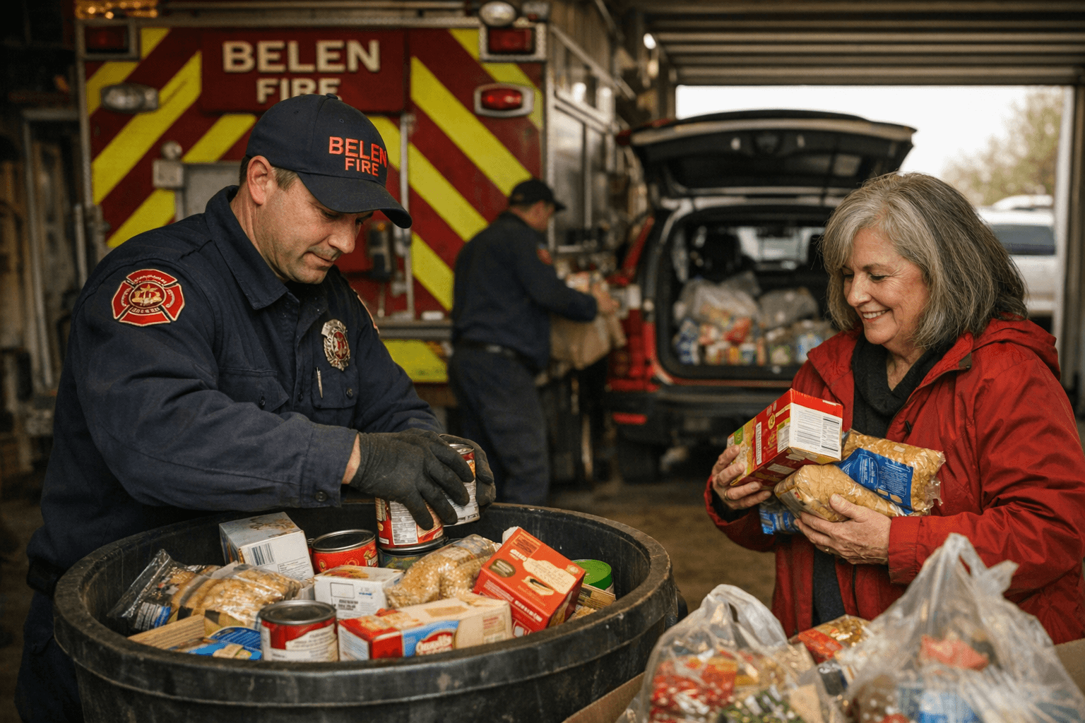 Belen Fire Department, Food Pantry Seek 1,000 Pounds in February Drive