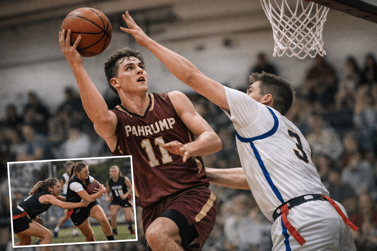Gavenda Scores 21 as Pahrump Valley High Basketball, Flag Football Standings Updated