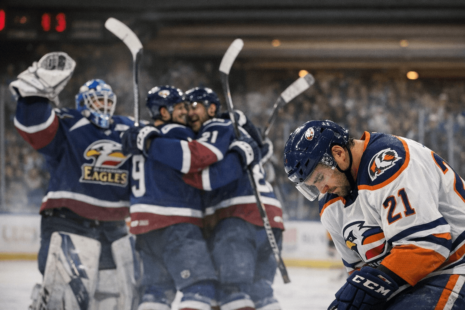 Eagles top Condors 4-1, end Bakersfield's long point streak
