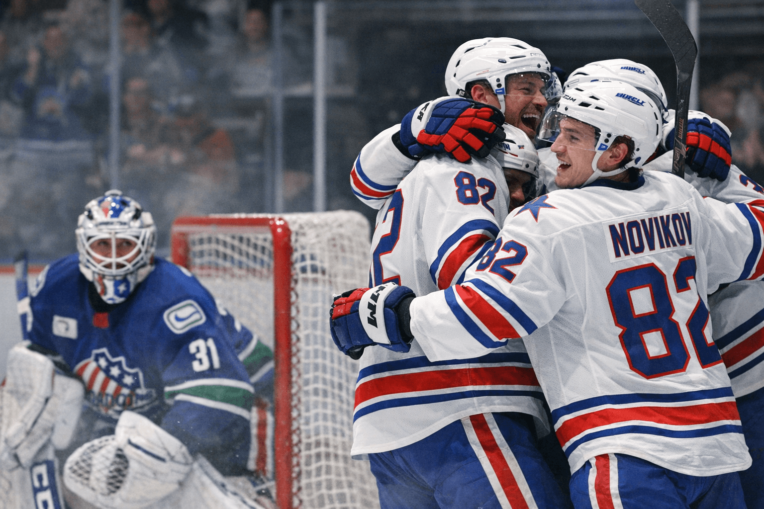 Levi Shuts Out Comets as Novikov's Goal Sparks 3-0 Rochester Win